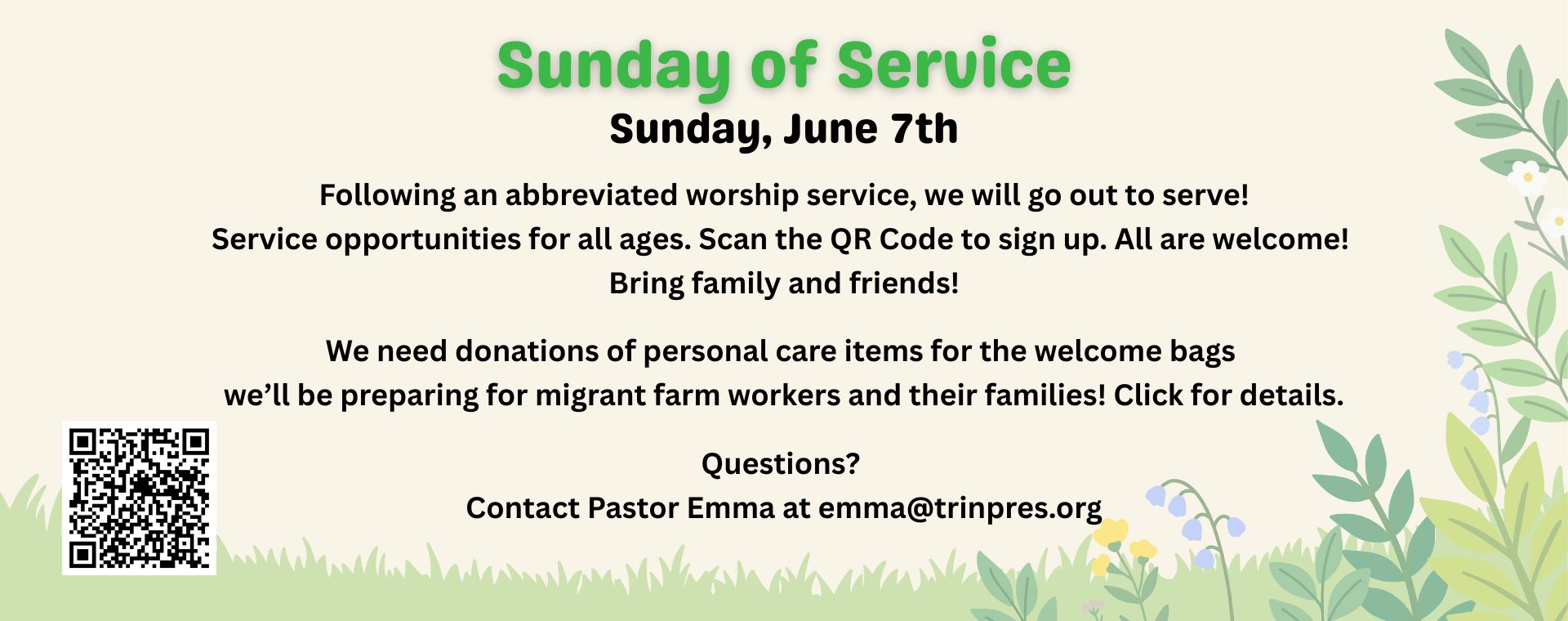 Sunday of Service